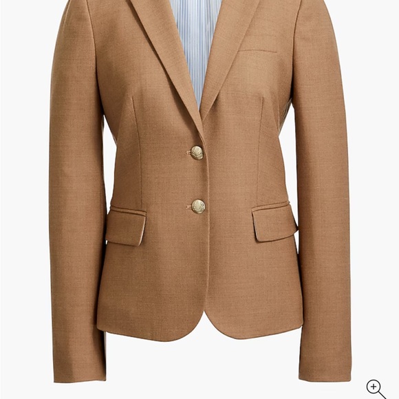 J. Crew Jackets & Blazers - J. Crew Original Womens Schoolboy Blazer - Camel with Gold Buttons